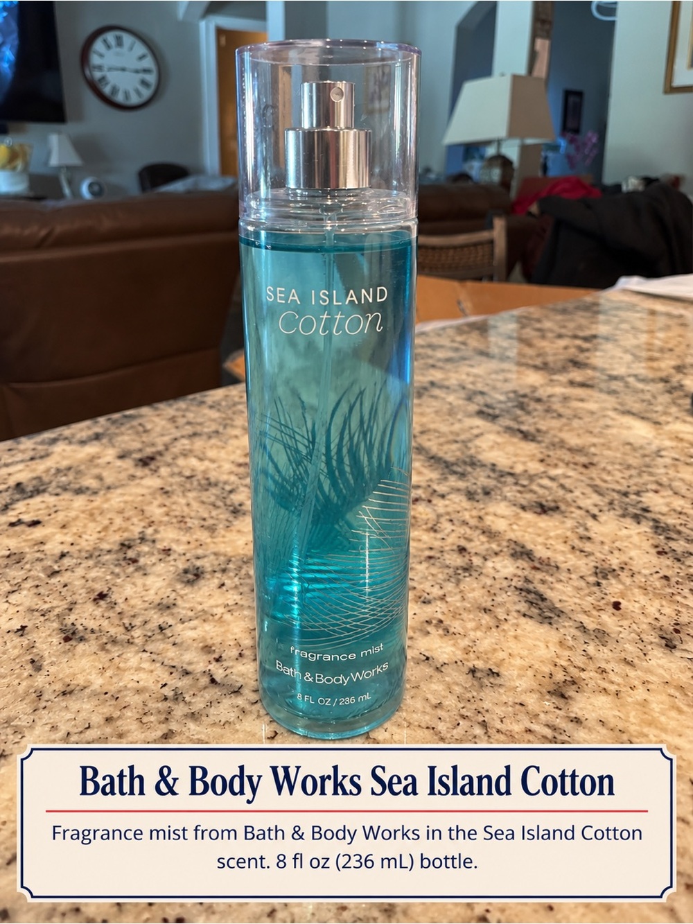 Bath & Body Works Sea Island Cotton Mist - Aqua